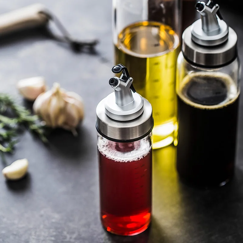 Kitchen Olive Oil Dispenser Cooking Oil Sprayer Glass Vinegar Cruet 6oz 10oz 17oz Olive bottle Vinegar Dispenser Container oil sprayer,oil dispenser