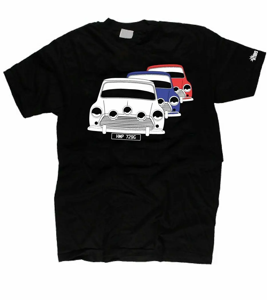 

CUSTOM HTees T-shirt- Minis from THE ITALIAN JOB, Pick your own plate, S-XXXL Tee Shirt Mens 2019 New Tee Shirts Printing