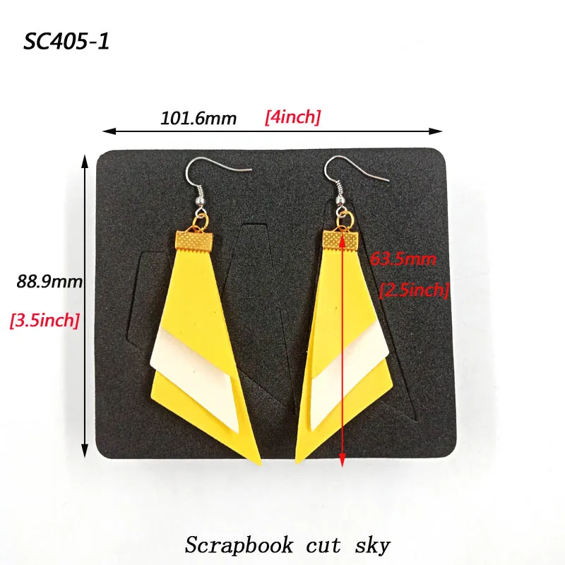 Earring-SC405 скрапбукинга срезанное небо и стальные деревянные штампы совместимы с большинством машин