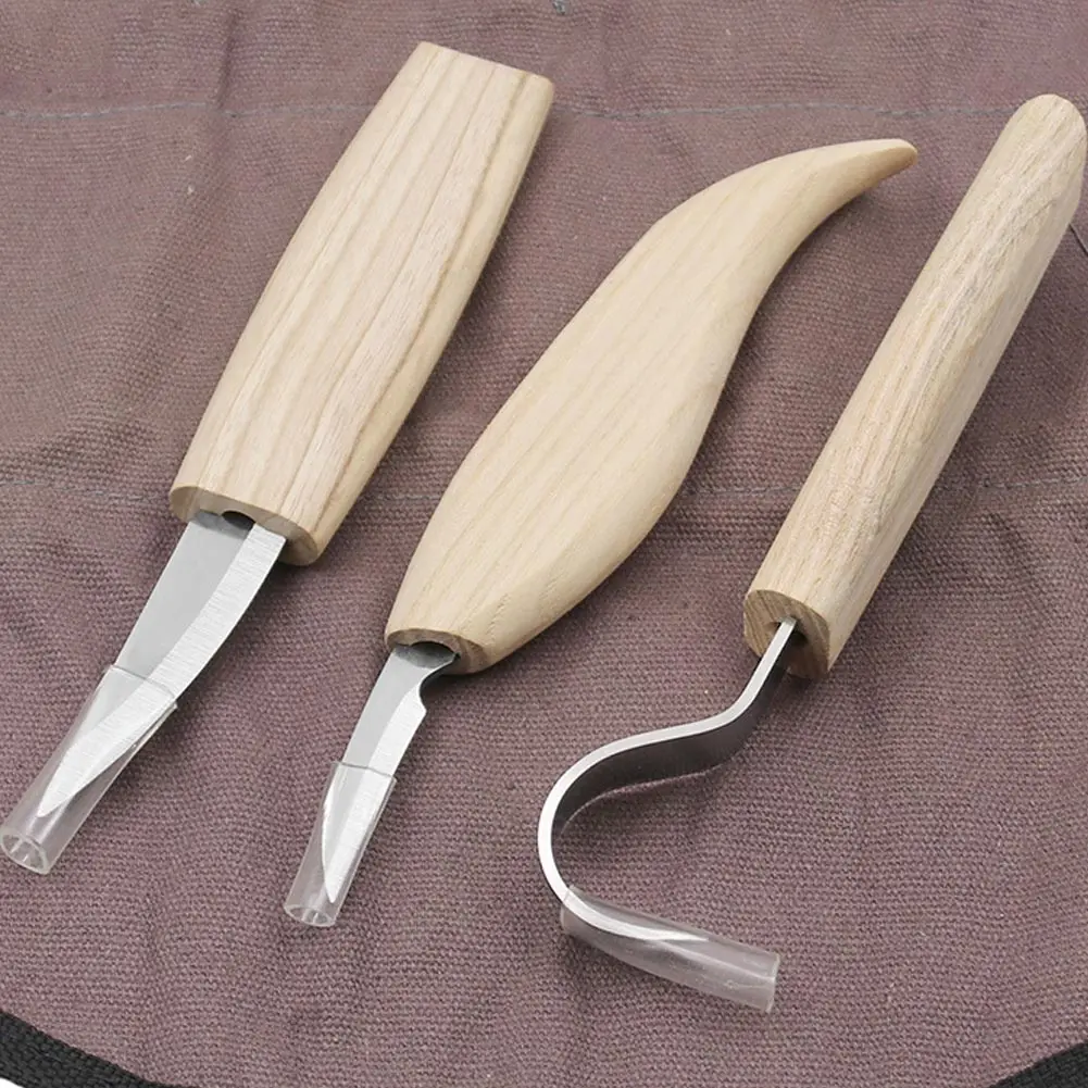 

5 Pcs/Set Woodworking Carving Tools Cutter Wood Gouge Chisels Tool Kit DTT88