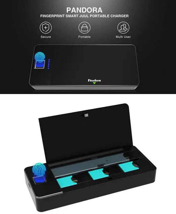 1100 мАч power Bank переносной отпечаток замок зарядный чехол Универсальный