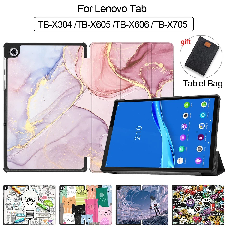Mtt Tablet Custodia In Pelle Per Lenovo Tab 4 10 Più Tb-X704L Tb-X704F Tb-X704N 10.1 Pollici Fonda Dell'Unità Di Elaborazione Di Vibrazione Del Cuoio 