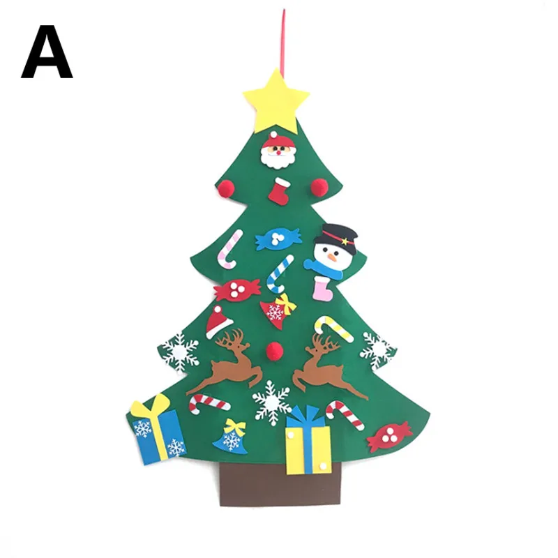 20PC Christmas Tree Hanging Ornament Felt Decoration Pendant Toy 