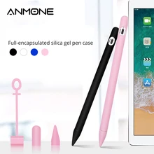 ANMONE Красочный мягкий силиконовый совместимый для Apple Pencil 1st чехол Защитный чехол для планшета стилус защитный чехол
