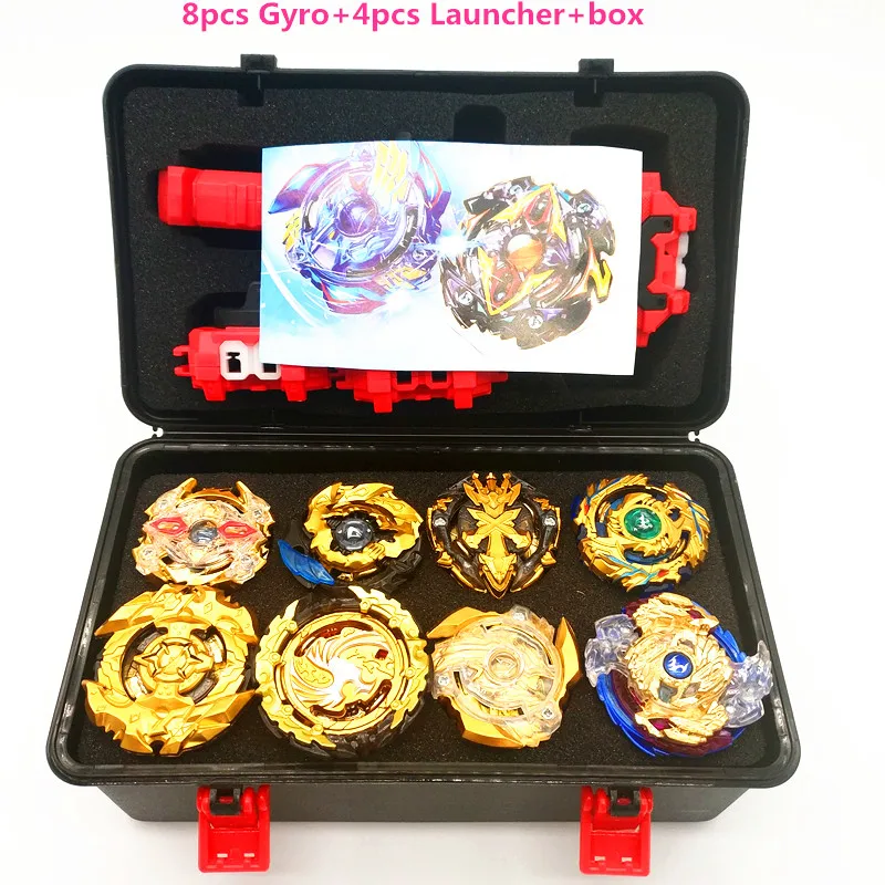 Топы Burst Launchers Beyblade игрушки GT arena box Burst bables Toupie Bayblade metal fusion God спиннинг Топы Bey Blade Blades игрушка - Цвет: BOX4G
