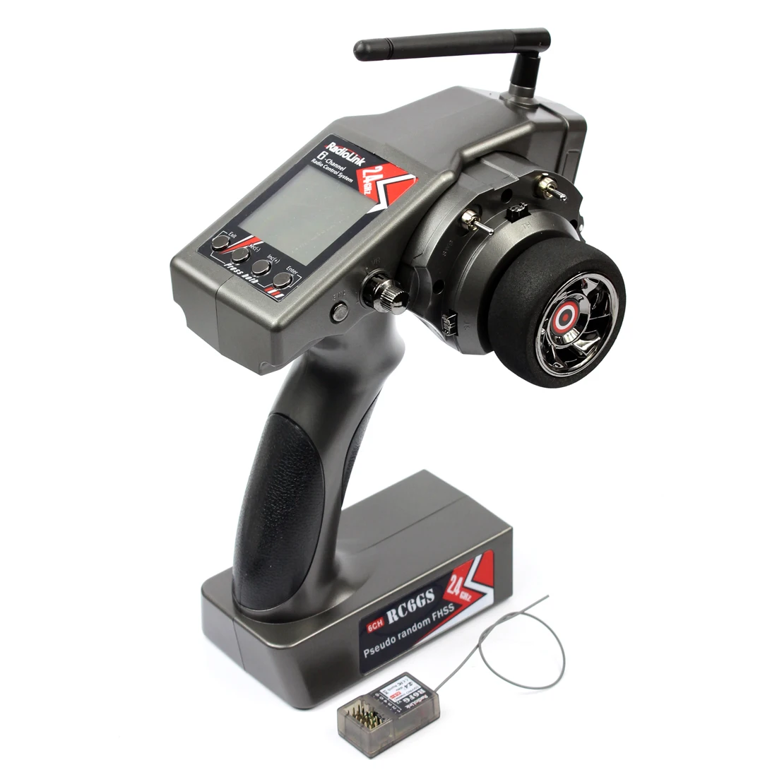 Передатчик RadioLink RC6GS 2,4G 6CH RC автомобиль Лодка контроллер передатчик и R6FG гироскоп Крытый приемник