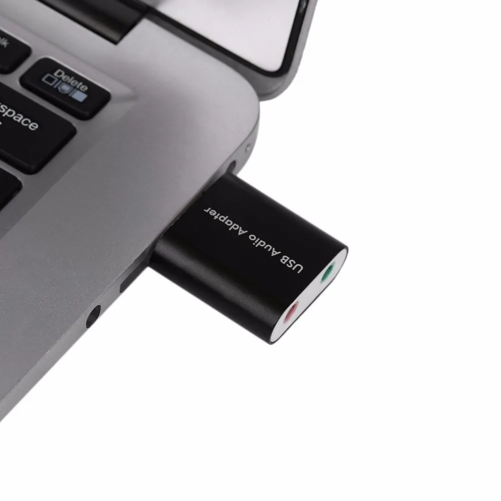Внешний USB 2,0 7,1 CH аудио видео-переключатель Звуковая карта адаптер конвертер Тетрадь