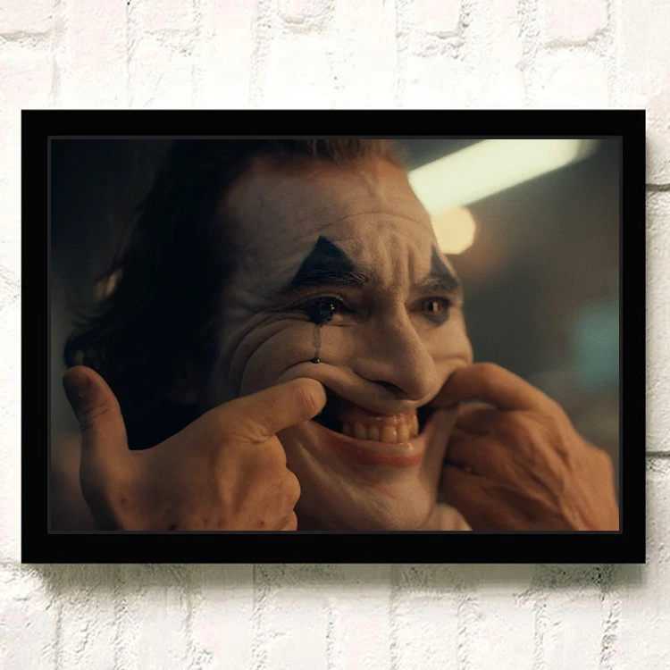 Joker, Joaquin, Phoenix, Хит, Ledger, DC фильмы-комиксы, настенная живопись, печать на холсте, для гостиной, Постер, картинки, домашний декор - Цвет: 2