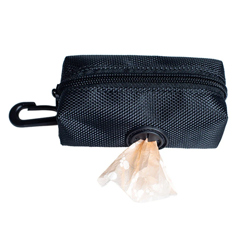 Dispensador de bolsas de basura para mascotas, accesorios portátiles para caminar y viajar