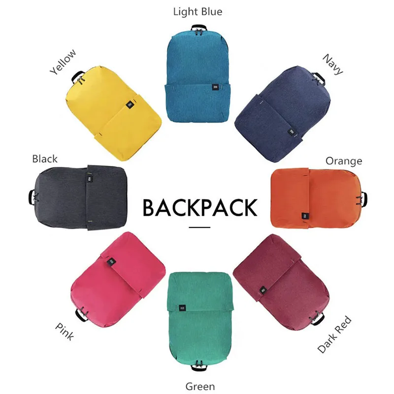 Рюкзак Xiaomi Mi Backpack 10L 8 видов цветов рюкзак для отдыха спорта нагрудная сумка
