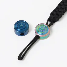 Титановый сплав ручной ремень Парашютная веревка кулон открытый ремешок EDC ручной ремень титановый TC4 кулон Америка Капитан ручной Str