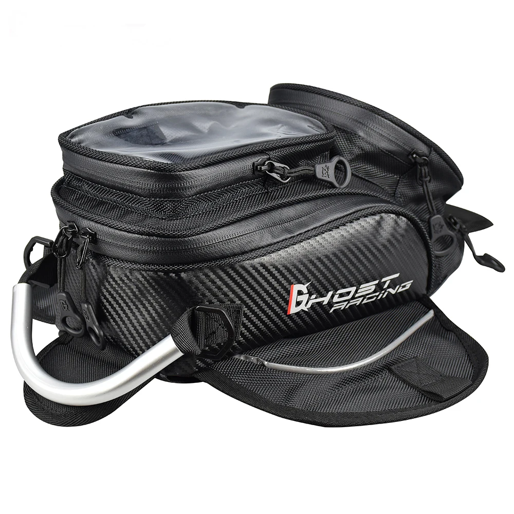 

Multi-functional Motorcycle Fuel Tank Bag Durable Waterproof Tail Bag Riding Mobile Phone Navigation Package
