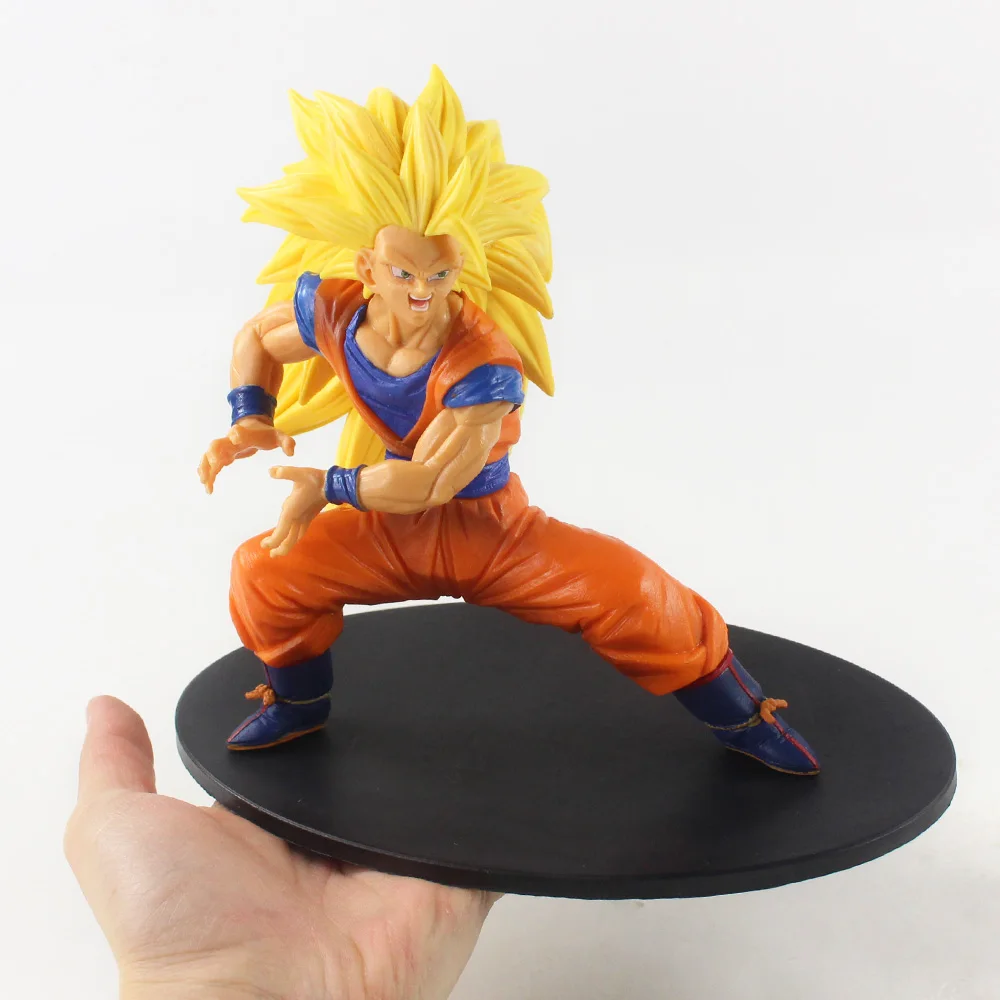 Boneco Dragon Ball Super Goku SSJ - Goku SSJ1 17cm Cabelo Amarelo