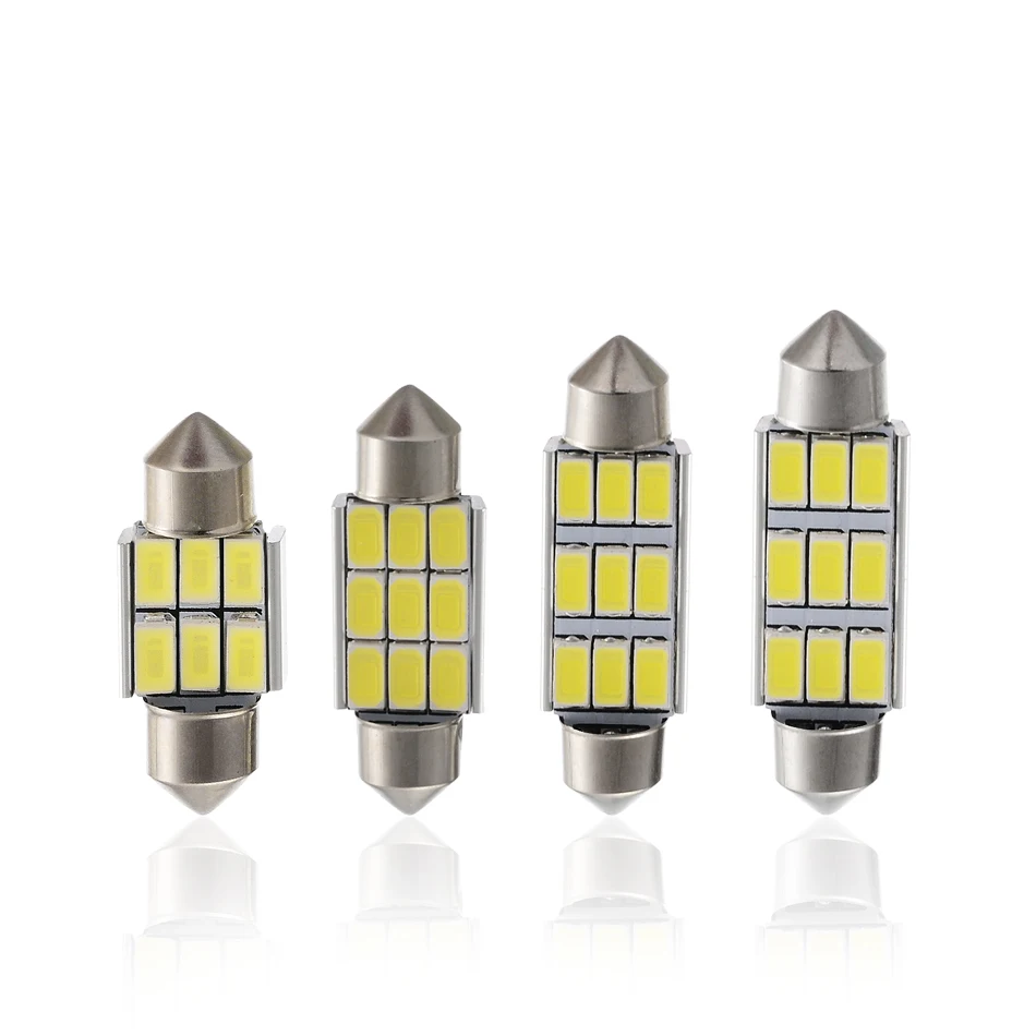 2 шт. Автомобильный светодиодный купол C5W C10W гирлянда 31 мм 36 39 41 5630 6SMD 9SMD лампы