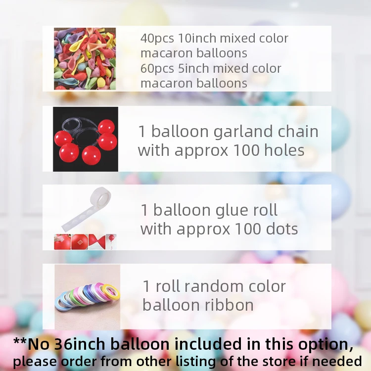 mix 100pcs 100 шт Макарон День Рождения украшения шары пастельные латексные шары гирлянды принадлежности для вечеринки Воздушный Шар АРКА Быстрая JL0143 - Цвет: mix 100pcs
