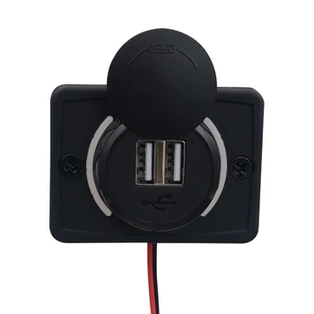 

Universal car Accessories Waterproof Dual USB For car Bus Boat Screws