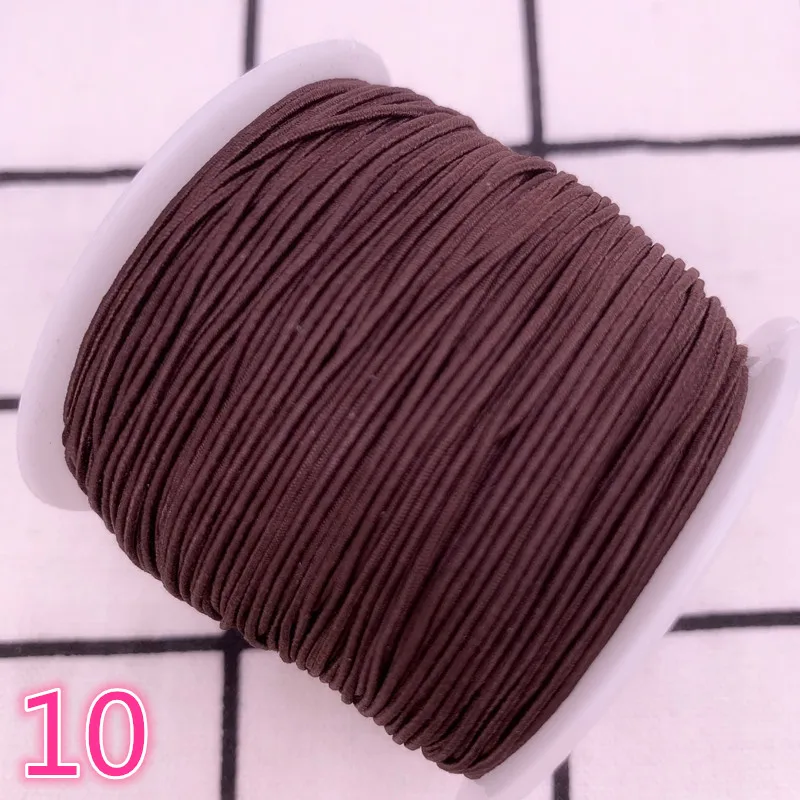 10 ярдов/партия круглые эластичные ленты 1 0 мм|Резинки| |
