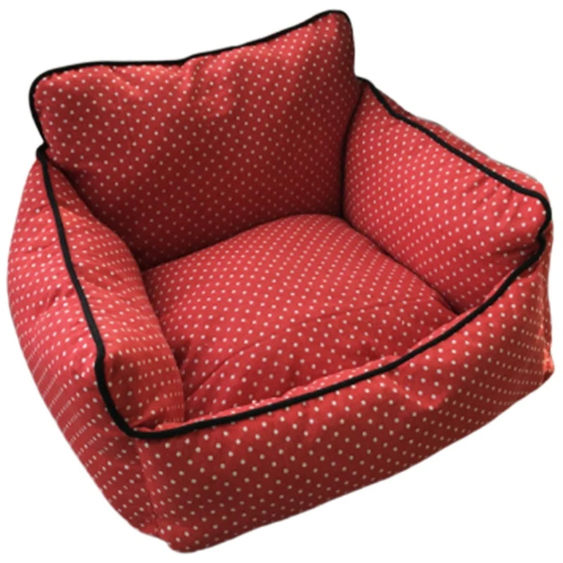 

Comfortable Pet Dog Bed Sleep Warm Teddy Cat Puppy Sofa House Mat Fall Winter Warm Kennel Washable