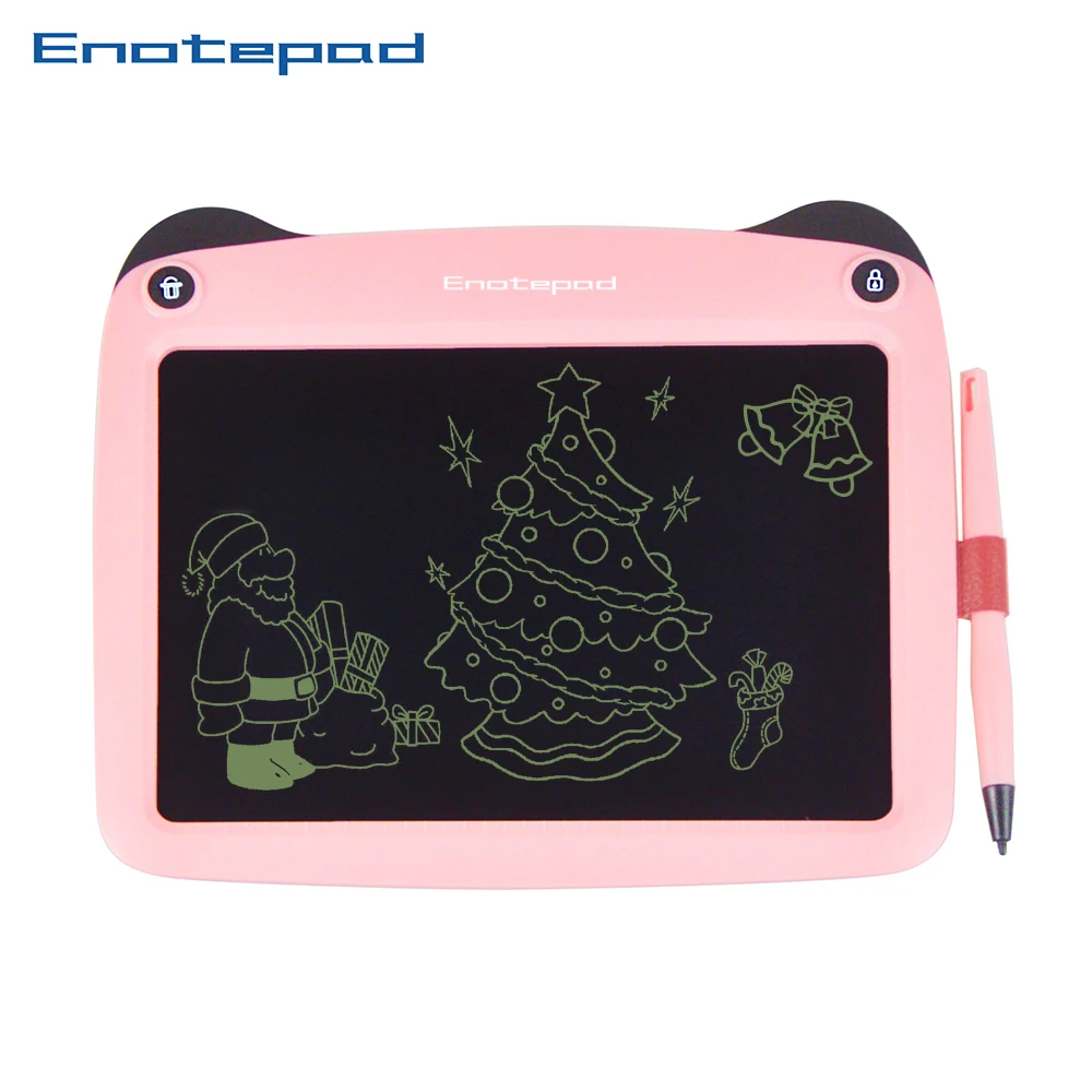 

Enotepad LCD Writing Tablet Kids Drawing Board Pads 9 Inch Portable Graphic Board with Erase Lock Button