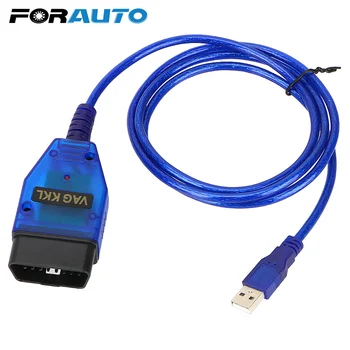 

OBD2 Vag Com 409Com For VW Audi Seat Volkswagen Skoda USB Diagnostic Cable Scanner Scan Tool Interface CH340 Chip VAG-COM 409.1