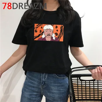 

Joe Exotic Tiger King T Shirt Men Kawaii Summer Top Cartoon T-shirt Harajuku Make America Exotic Again Funny Graphic Tees Male