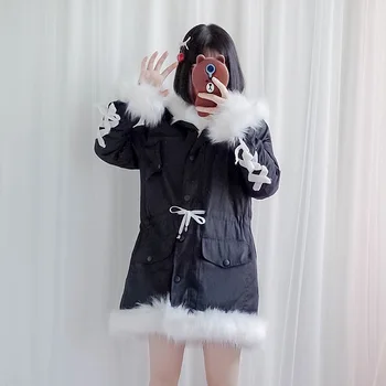 

Down Cotton Feamel Jacket Autumn Winter Coat Women Clothes 2020 Fur Collar Parka Plus Size Manteau Femme Hiver ZT4578