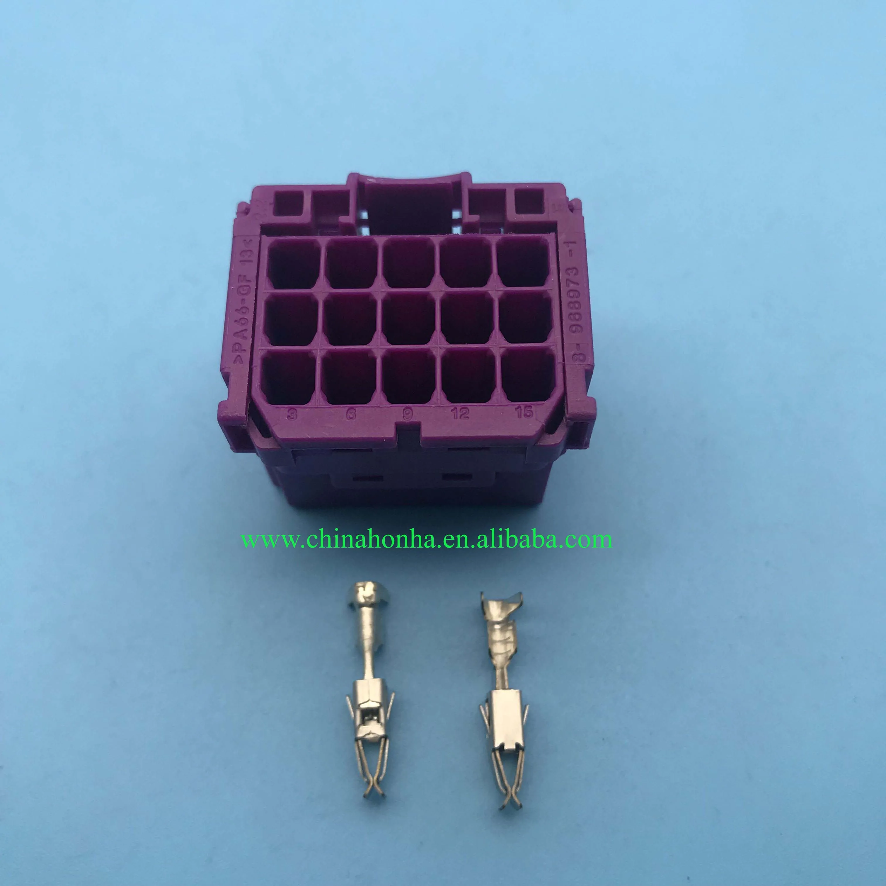 15pin connector 8-968973-1 Housing Receptacle AMP 2.8 Series Socket Contacts Headlights horn plug high current sheath