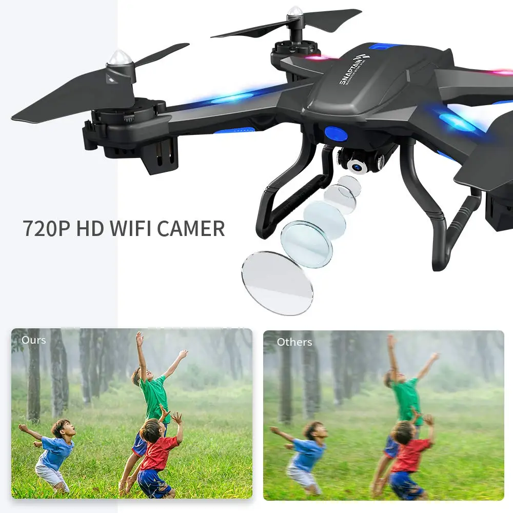 SNAPTAIN S5C Drone WiFi FPV 720P HD drones camera Voicewith control Gravity Sensor Function RTF Christmas Gift For Kid Beginner