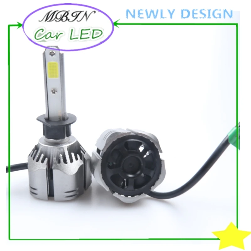 

Super bright 150W R11 led headlight H1 kit COB 12000LM 72W driving lamp fog lamp HID replacement car front bulb source
