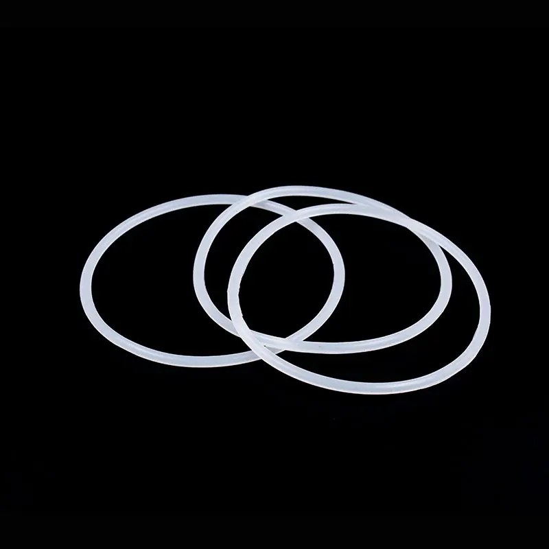 Tanie Biały pierścień silikonowy silikonowy VMQ O pierścień 2.4mm grubość OD105/110/115/120/130/140mm