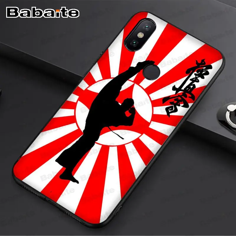 Чехол для redmi 7 Kyokushin карате символ черный сотовый Чехол для телефона для redmi 5plus 5A note7 6pro 4 note5A 7 note6pro coque - Цвет: A16