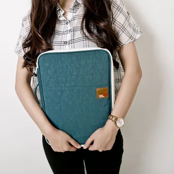 

A4 Document Organizer Folder Padfolio Multifunction Business Holder Case for Ipad Bag Office Filing Briefcase Storage Stationery