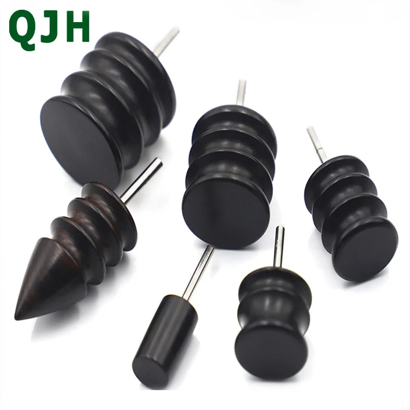 

Leather Edge Electric Polished Slicker Flat / Pointed Sandalwood Electric Grinding Head Polishing DIY Tools Tip Burnisher