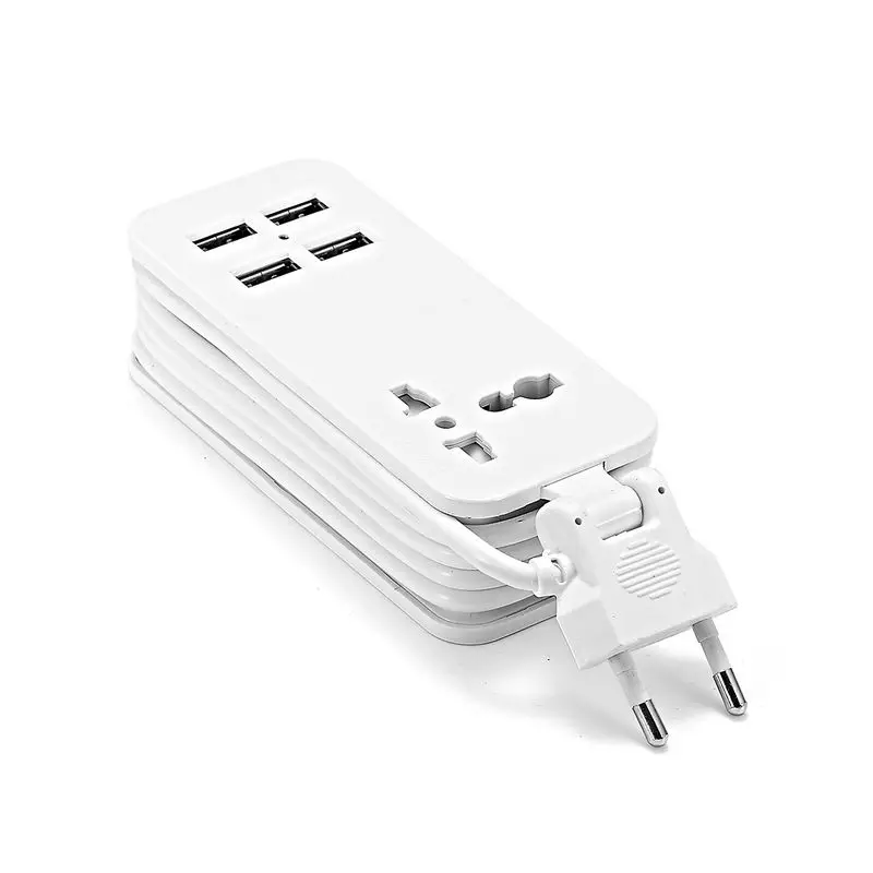 Удлинитель USB с европейской вилкой 1 5 м 2 портами|Электрические розетки| |