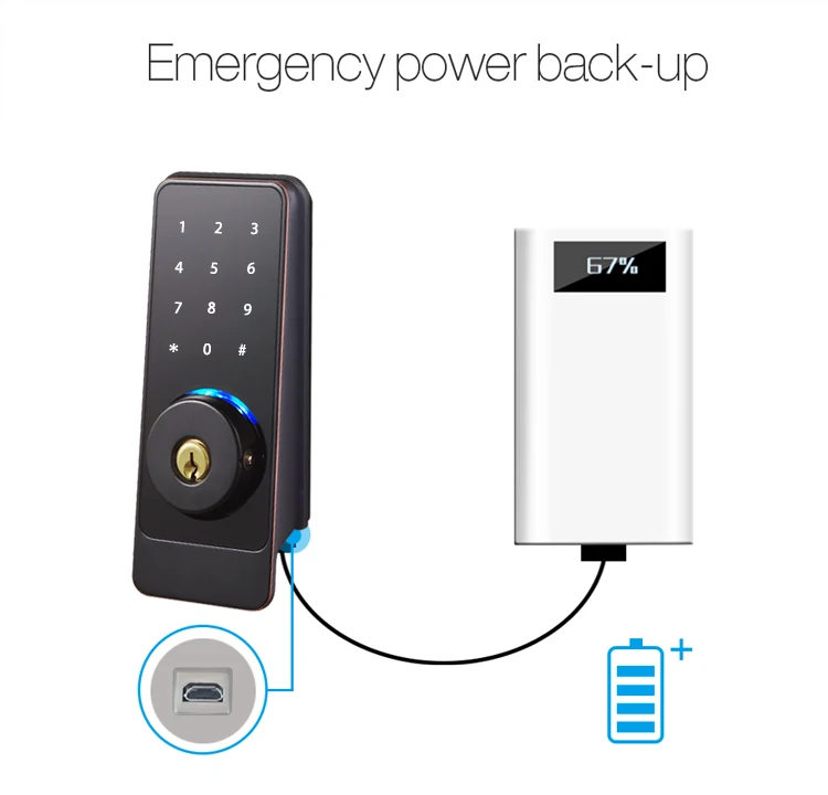 TTlock приложение умный дверной замок водонепроницаемый электронный пульт дистанционного управления дверной замок Bluetooth клавиатура цифровой замок для домашней безопасности