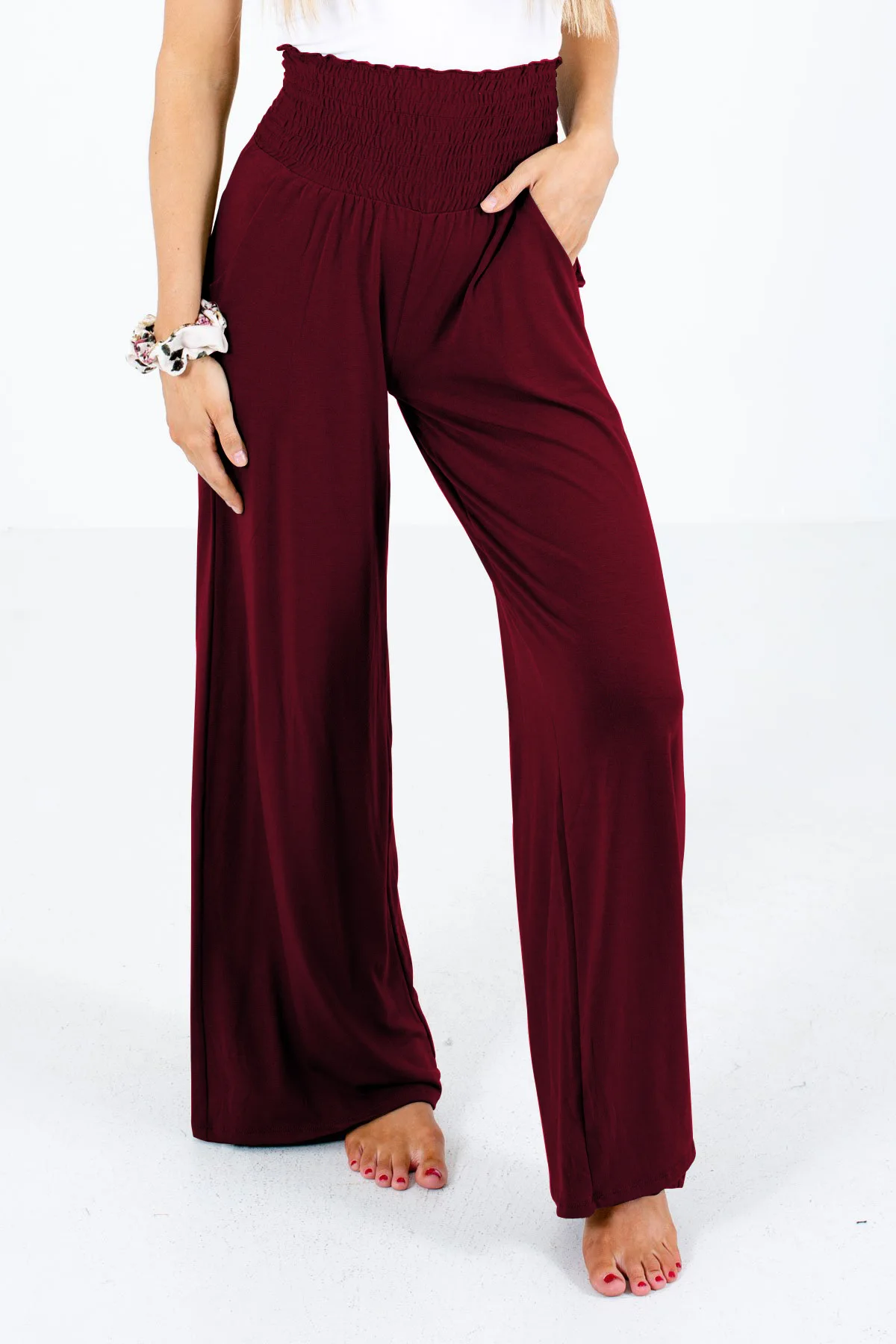 Wide Leg Pants Women Elegant 2022 Spring Summer Solid Loose Casual Trousers High Waist Drape Bottoms European & American Fashion capri trousers