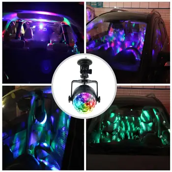 

with Remote Control 15Colors Christmas Decor USB Disco Light Fantastic Rotating Disco Lights Holiday Lighting Luminous