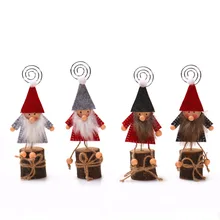 Coloffice новые рождественские украшения визитница креативное дерево лес человек Note клип фото клип декорирование