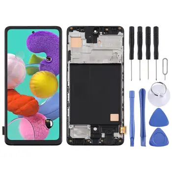 

iPartsBuy TFT Material LCD Screen and Digitizer Full Assembly With Frame for Samsung Galaxy A51