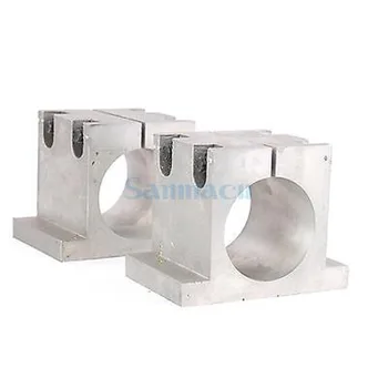 

65/80mm Diam CNC Spindle Motor Holder Mount Bracket Clamp Cast Aluminum Square