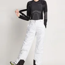 Зимние уличные Женские горнолыжные штаны сноуборд двойной доски клей ветроустойчивый Влагоустойчивый термический износостойкий хлопок брюки горы