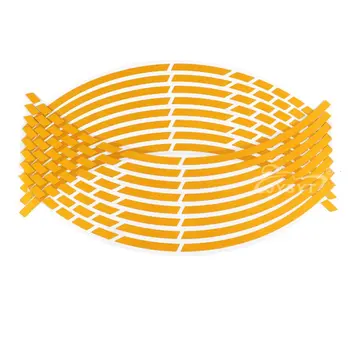 

Wheel Stripes Decals for Motorcycle Wheels Accessory Sticker Kits Fluorescent Motorcycle Rim Tape Stickers