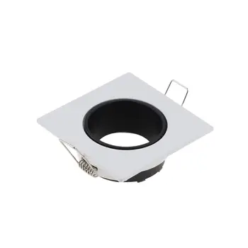 安い 2020 GU10スポット電球器具亜鉛合金天井凹型ledランプ70ミリメートルカット穴と電球交換可能なダウンライトMR16フィッティング