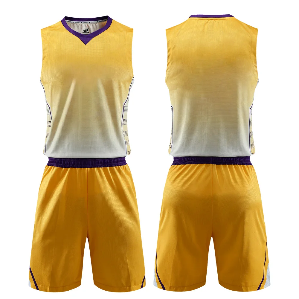 yellow sublimation basketball jersey