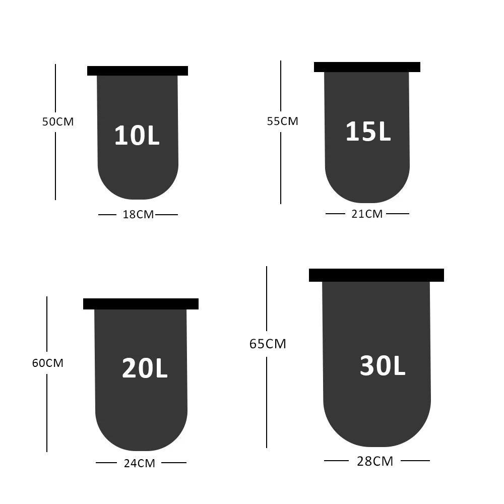 HILIFE 8L 40L 70L водонепроницаемая сумка для хранения гребли на байдарках каноэ