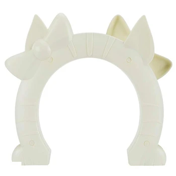 

ELEG-Cat Door, Pet Door for Cats Interior Door 2 Way Hole Shape Pass Fits Hollow Core Glass Solid Door for Cats Up To 21 Lbs, Li