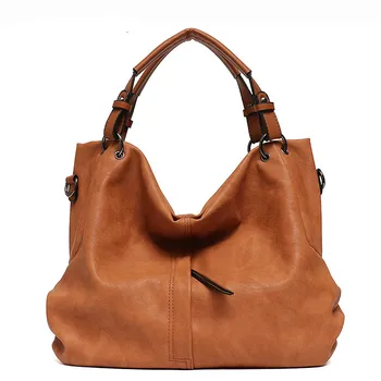 

ACELURE Large Women's PU Leather Handbags High Quality Female Hobos Shoulder Bags Solid Pocket Ladies High Capacity Tote Bags