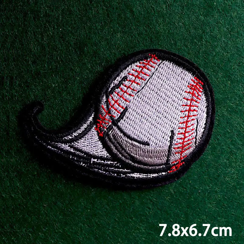 2 teile/los Pulaqi Fußball Patch Abzeichen Gestickte Patches Für Kleidung DIY Basketball Fußball Club Abzeichen Eisen auf Patch Jacke – Detail 6