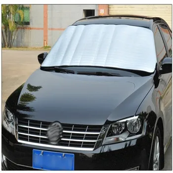 

Car Windshield Sunshade Cover Universal Car Rain Ice Snow Protector Anti Sun UV Heat Front Window Thick Car SUV Cover