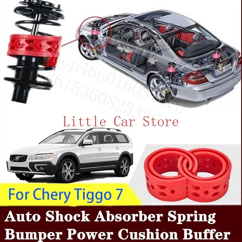 

2PCS Front Rear Suspension Shock Bumper Spring Coil Cushion Buffer For Chery Tiggo 7
